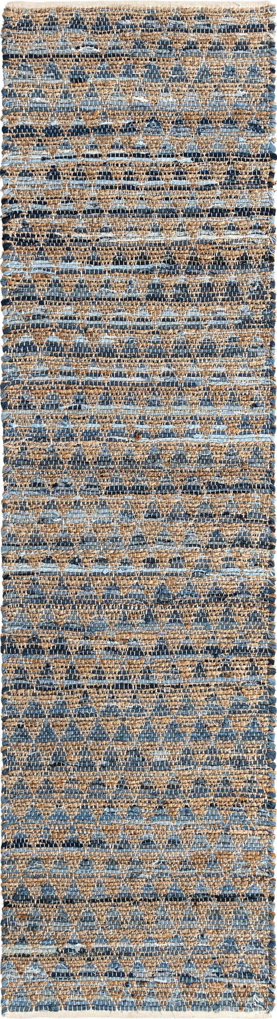 Osian Looms Collection Area Rug - Mumbai Runner Navy Blue  lifestyle 84