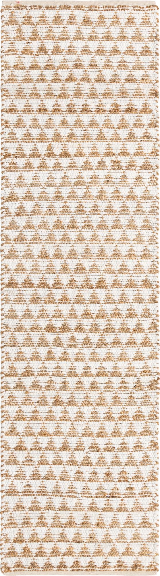 Osian Looms Collection Area Rug - Mumbai Runner White  lifestyle 86
