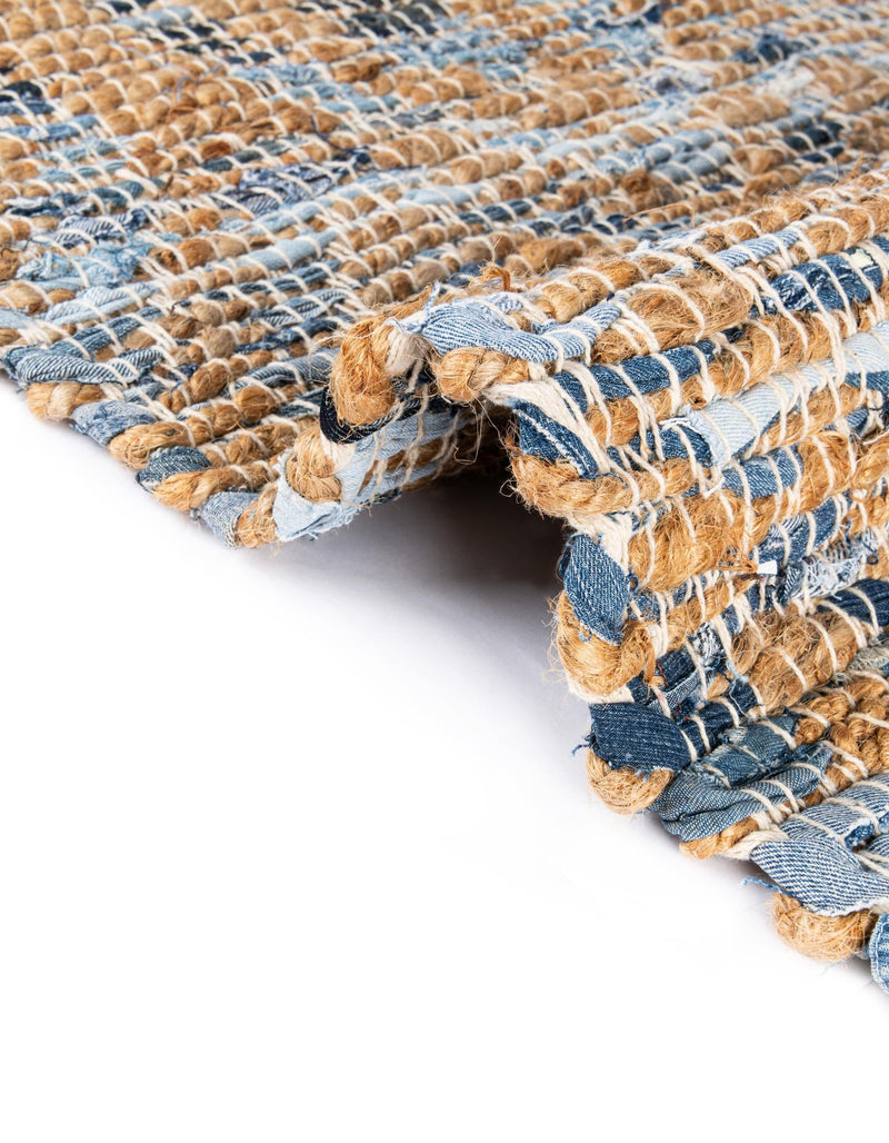 Osian Looms Collection Area Rug - Colaba Rectangle Navy Blue  lifestyle 57