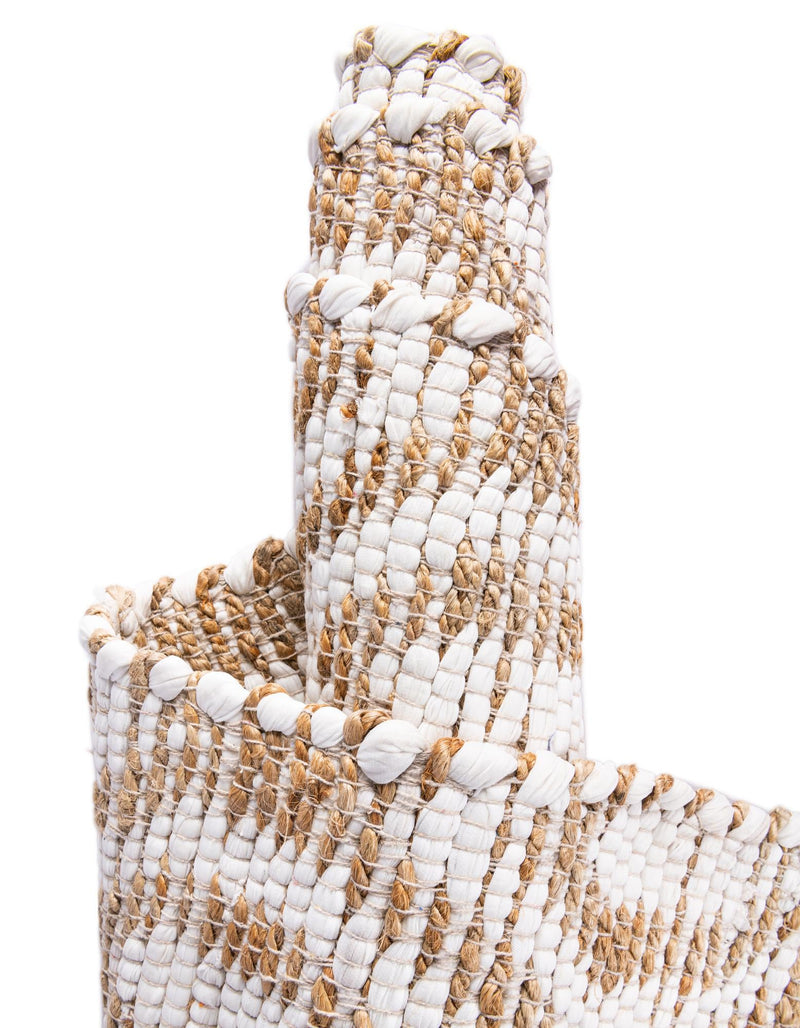 Osian Looms Collection Area Rug - Colaba Rectangle White  lifestyle 64