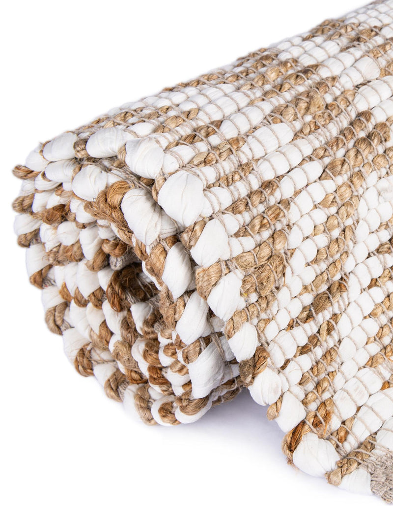 Osian Looms Collection Area Rug - Colaba Rectangle White  lifestyle 67