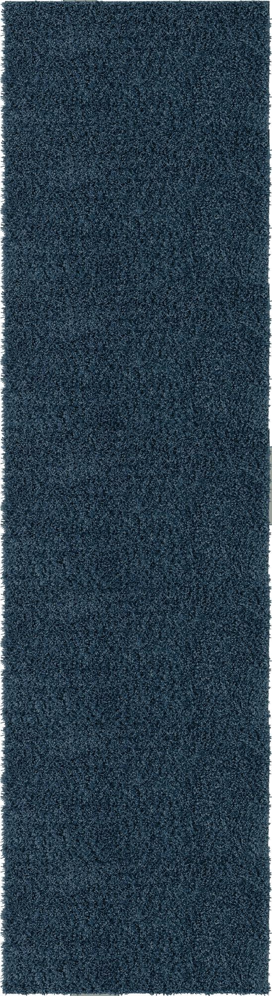Alpine Plush Collection Area Rug -  Cortina (Marine Blue) Runner Marine Blue  lifestyle 12