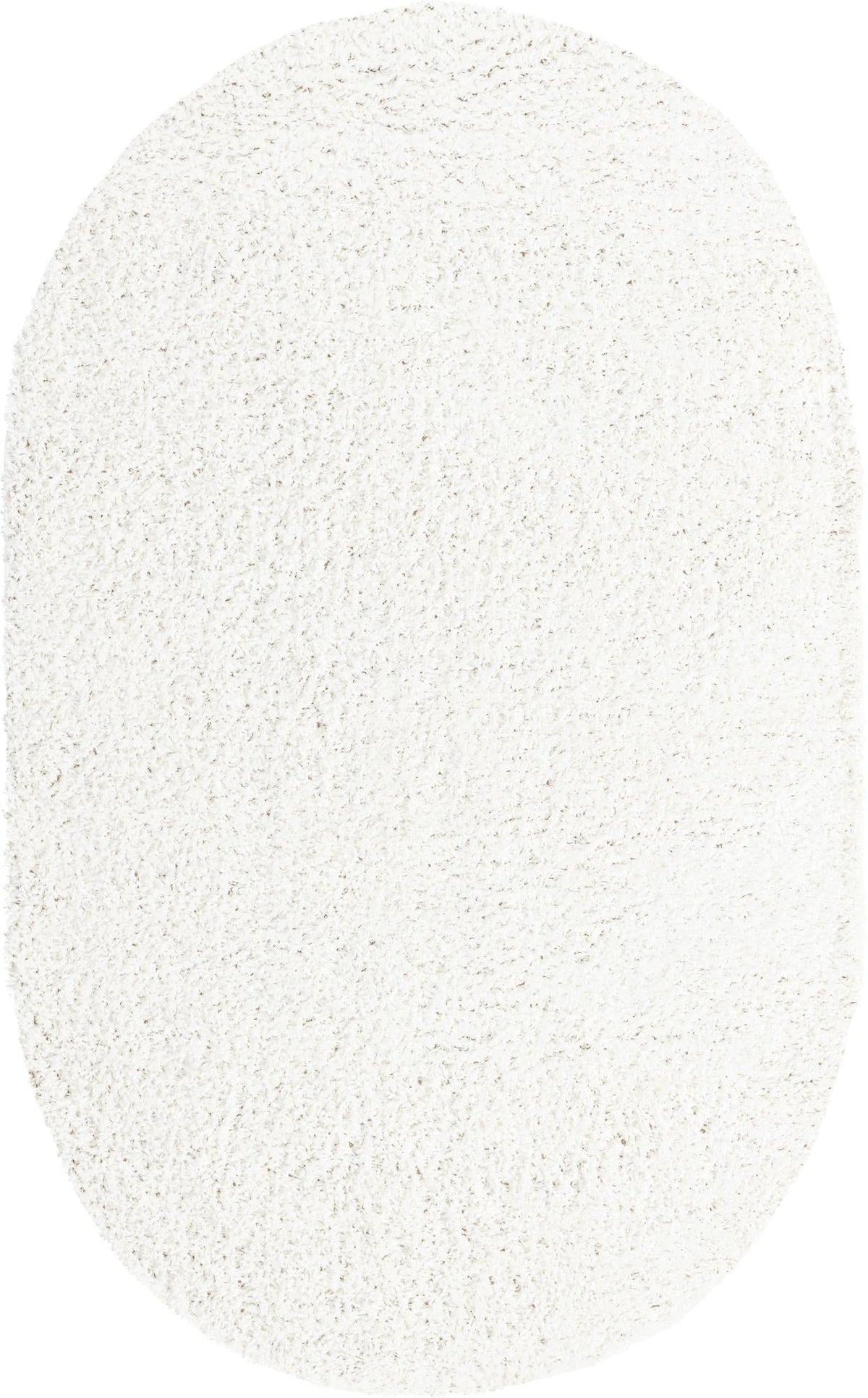 Alpine Plush Collection Area Rug -  Cortina (White) Oval White  lifestyle 5