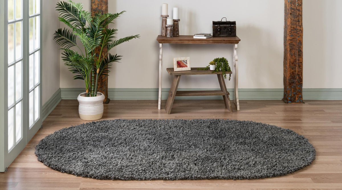 Alpine Plush Collection Area Rug -  Cortina (Peppercorn) Oval Peppercorn  lifestyle 17