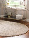 Alpine Plush Collection Area Rug -  Cortina (Linen) Oval Linen  lifestyle 63