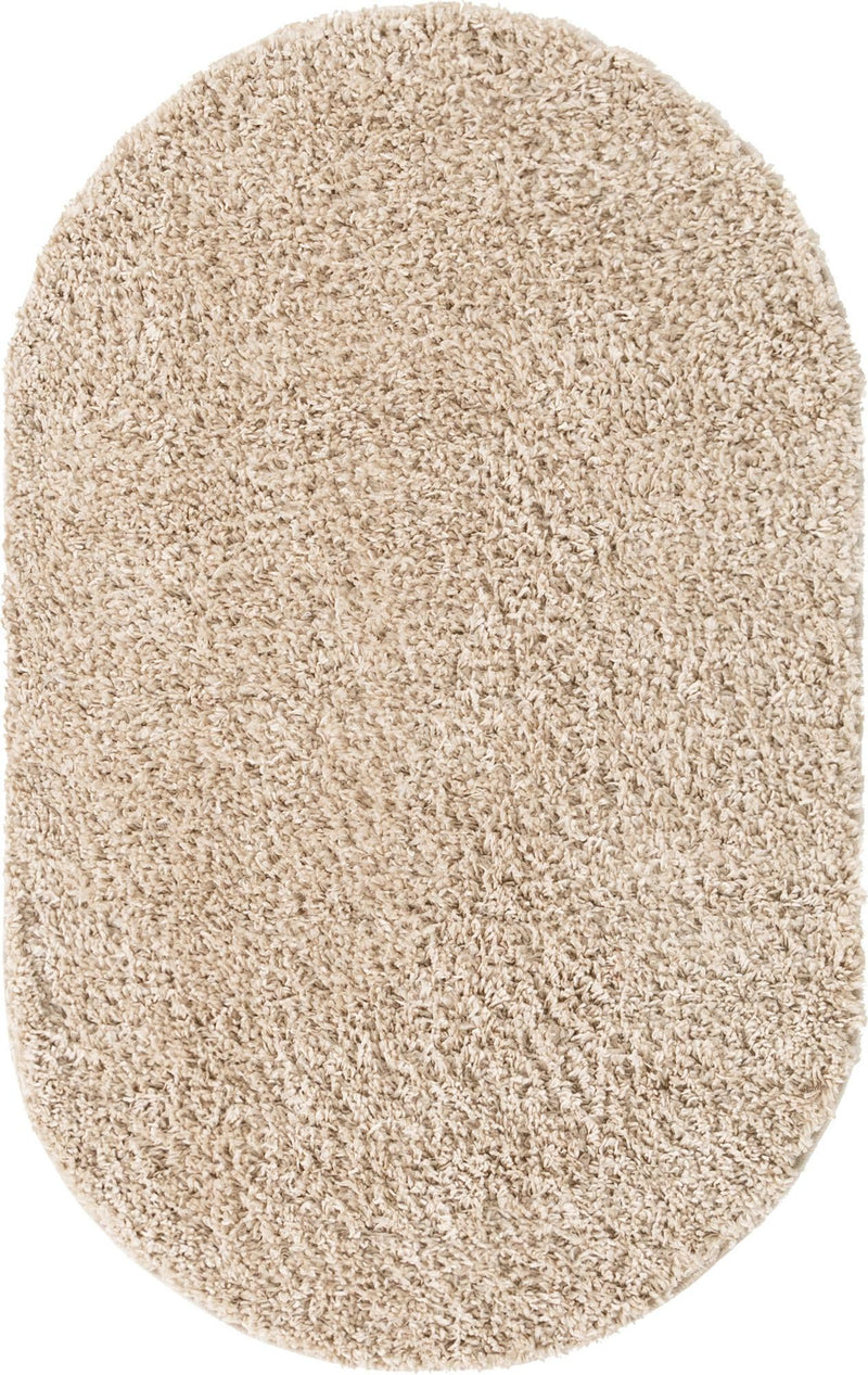 Alpine Plush Collection Area Rug -  Cortina (Linen) Oval Linen  lifestyle 6