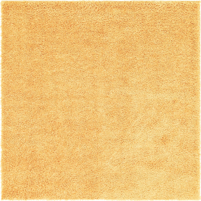 Alpine Plush Collection Area Rug -  Cortina (Sun Yellow) Square Sun Yellow  lifestyle 38