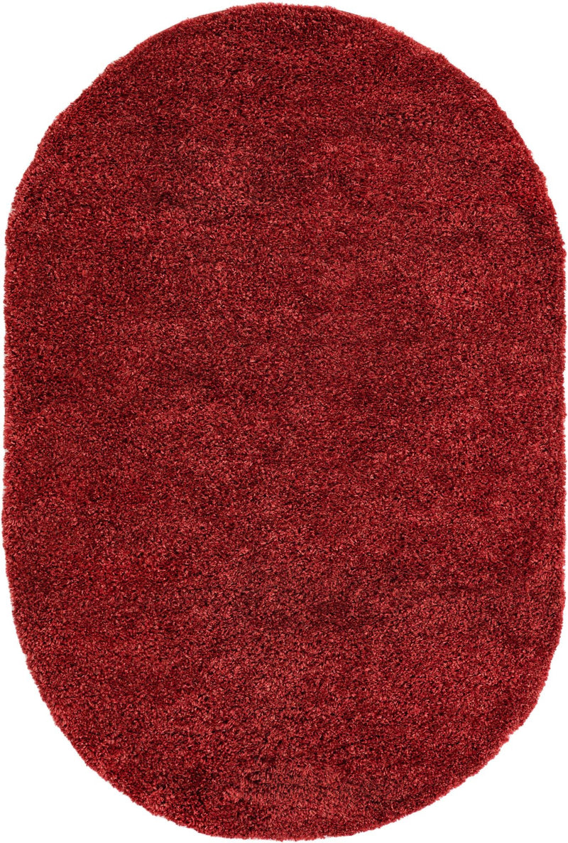 Alpine Plush Collection Area Rug -  Cortina (Poppy) Oval Poppy  lifestyle 5