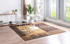 Bistro Lounge Collection Area Rug -  Lungo Square Beige  lifestyle 24