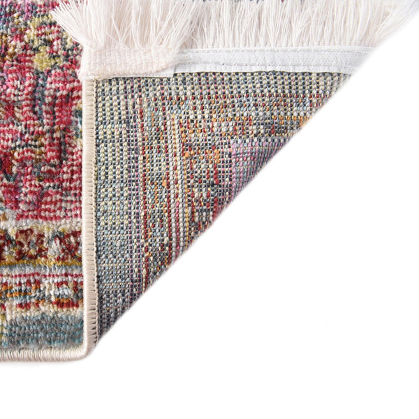 Caribbean Breeze Collection Area Rug -  Vieques Square Light Blue  lifestyle 113