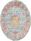 Caribbean Breeze Collection Area Rug -  Vieques Oval Light Blue  lifestyle 32
