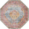 Caribbean Breeze Collection Area Rug -  Vieques Octagon Light Blue  lifestyle 33