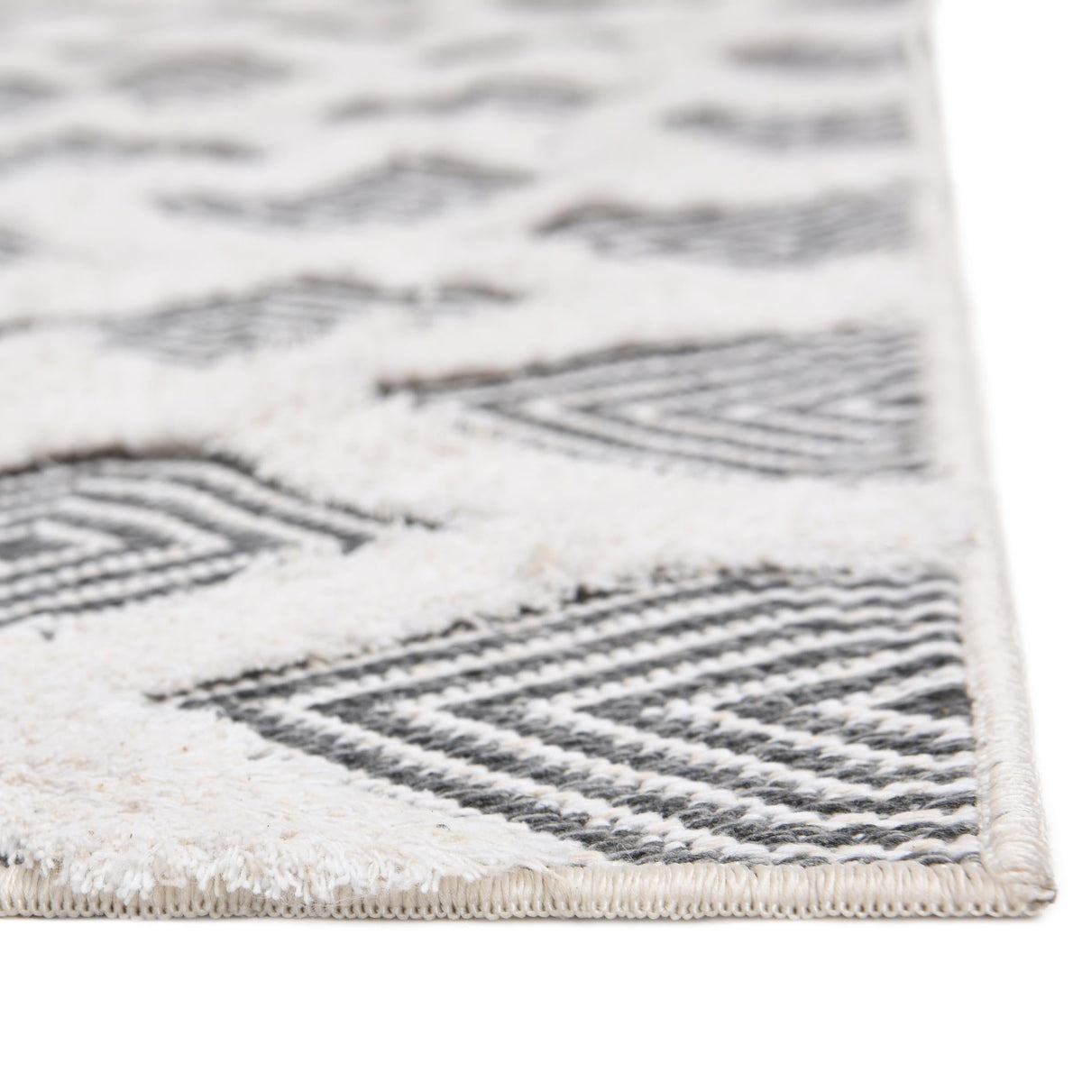 Marbella Meadows Collection Area Rug - Sierra Rectangle Anthracite Gray  lifestyle 31