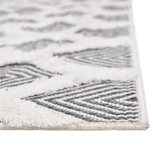 Marbella Meadows Collection Area Rug - Sierra Rectangle Anthracite Gray  lifestyle 31