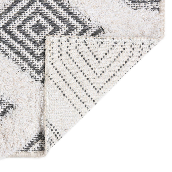 Marbella Meadows Collection Area Rug - Sierra Rectangle Anthracite Gray  lifestyle 41