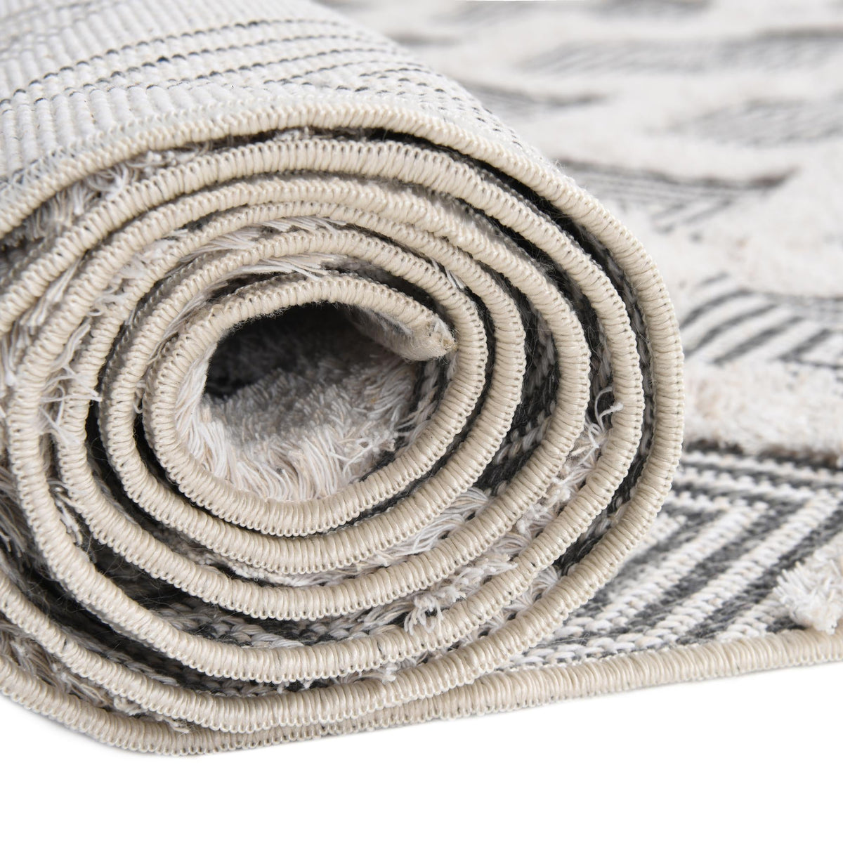 Marbella Meadows Collection Area Rug - Sierra Rectangle Anthracite Gray  lifestyle 47