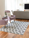 Marbella Meadows Collection Area Rug - Sierra Rectangle Black  lifestyle 9