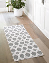 Marbella Meadows Collection Area Rug - Sierra Runner Black  lifestyle 69
