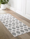 Marbella Meadows Collection Area Rug - Sierra Runner Black  lifestyle 76