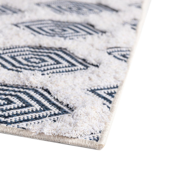 Marbella Meadows Collection Area Rug - Sierra Rectangle Navy Blue  lifestyle 37