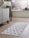Marbella Meadows Collection Area Rug - Sierra Runner Navy Blue  lifestyle 77