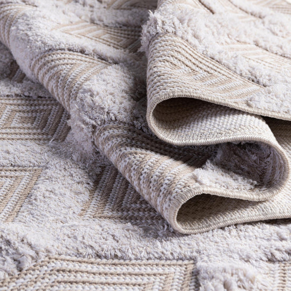 Marbella Meadows Collection Area Rug - Sierra Rectangle Beige  lifestyle 48