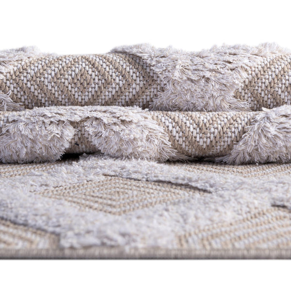 Marbella Meadows Collection Area Rug - Sierra Rectangle Beige  lifestyle 50