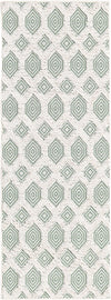 Marbella Meadows Collection Area Rug - Sierra Runner Green  lifestyle 52