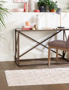 Marbella Meadows Collection Area Rug - Sierra Runner Pink  lifestyle 60