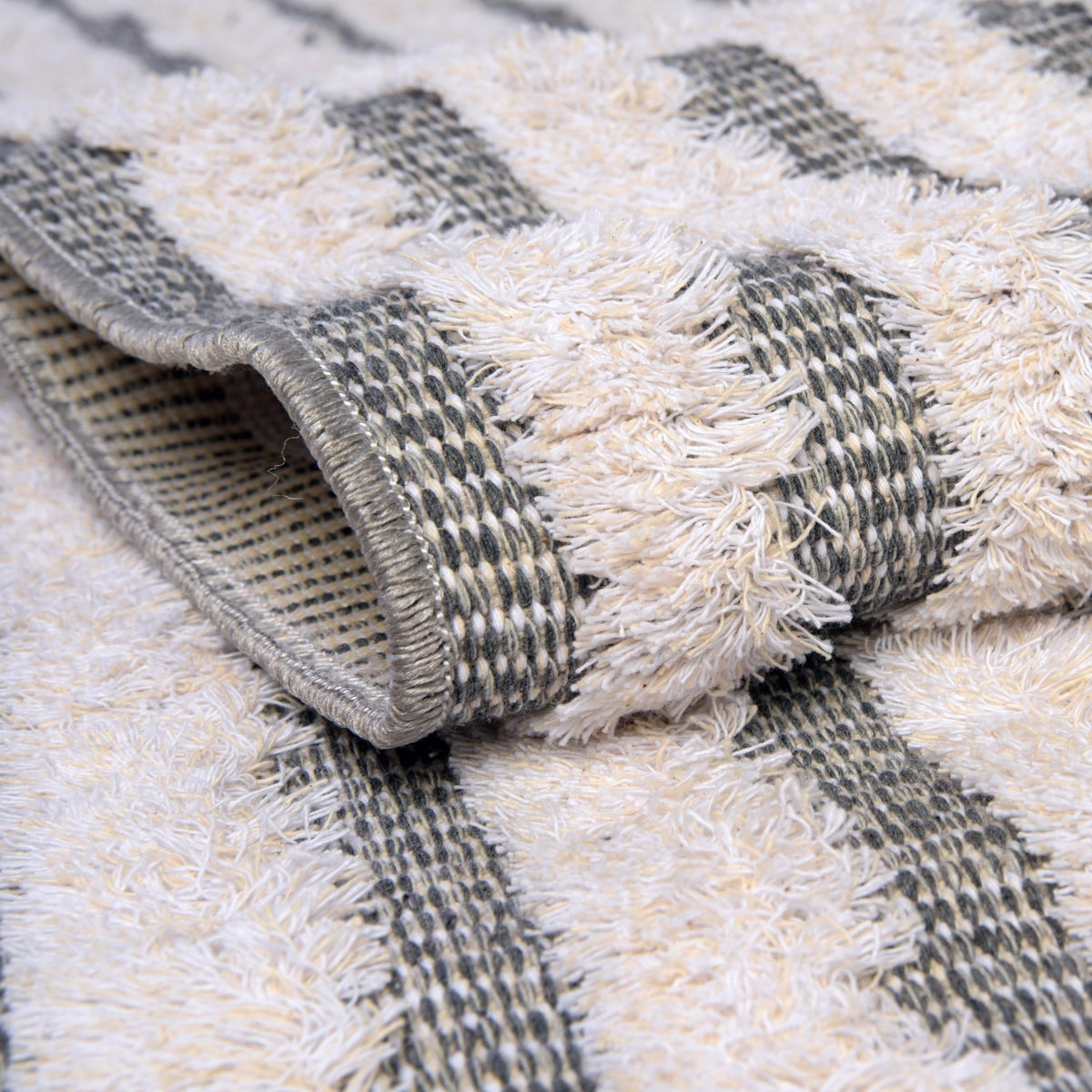 Marbella Meadows Collection Area Rug -  Costa Rectangle Anthracite Gray  lifestyle 17