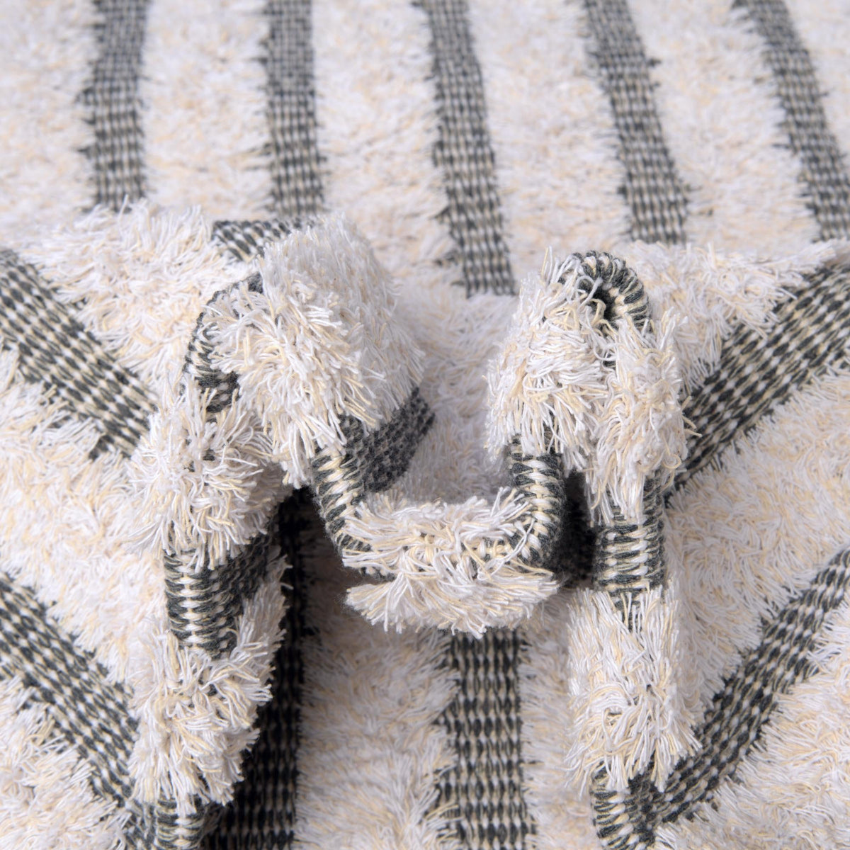 Marbella Meadows Collection Area Rug -  Costa Rectangle Anthracite Gray  lifestyle 25