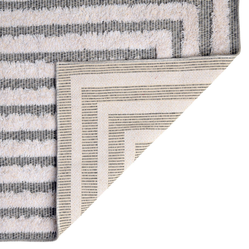 Marbella Meadows Collection Area Rug -  Costa Rectangle Anthracite Gray  lifestyle 29