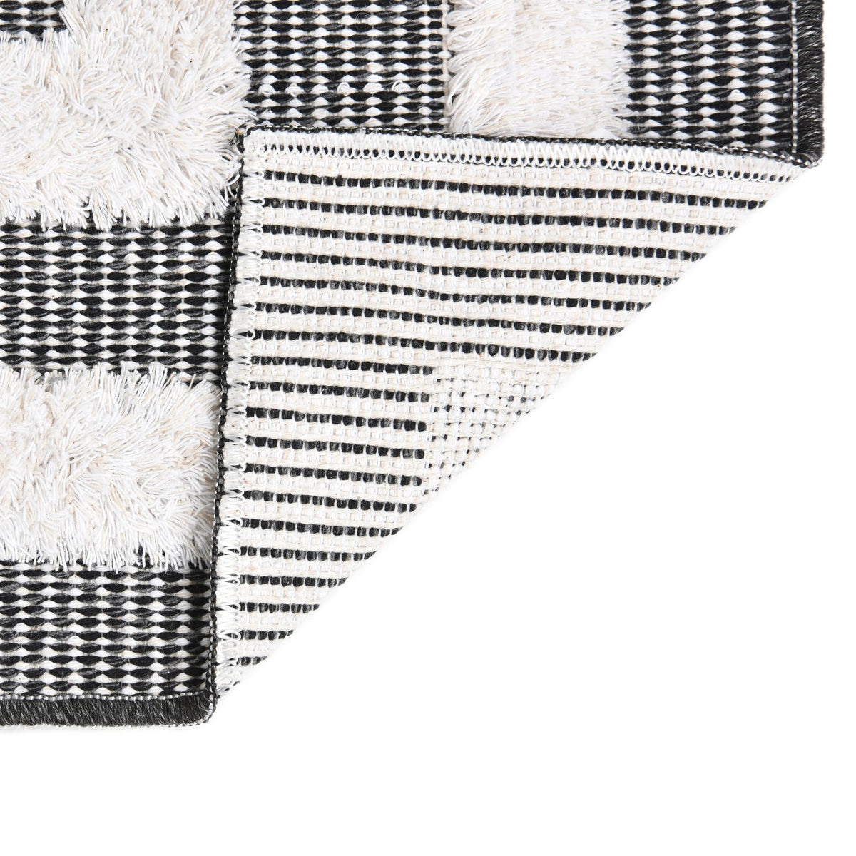 Marbella Meadows Collection Area Rug -  Costa Rectangle Black  lifestyle 51
