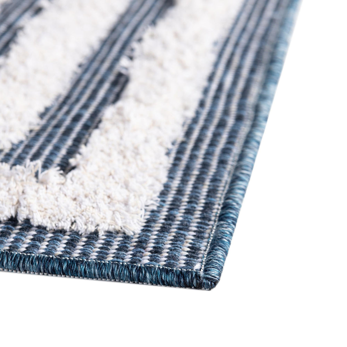 Marbella Meadows Collection Area Rug -  Costa Rectangle Navy Blue  lifestyle 19