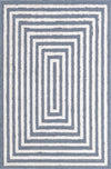 Marbella Meadows Collection Area Rug -  Costa Rectangle Navy Blue  lifestyle 3