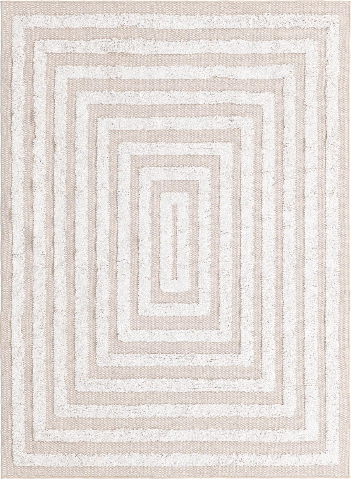 Marbella Meadows Collection Area Rug -  Costa Rectangle Beige  lifestyle 4