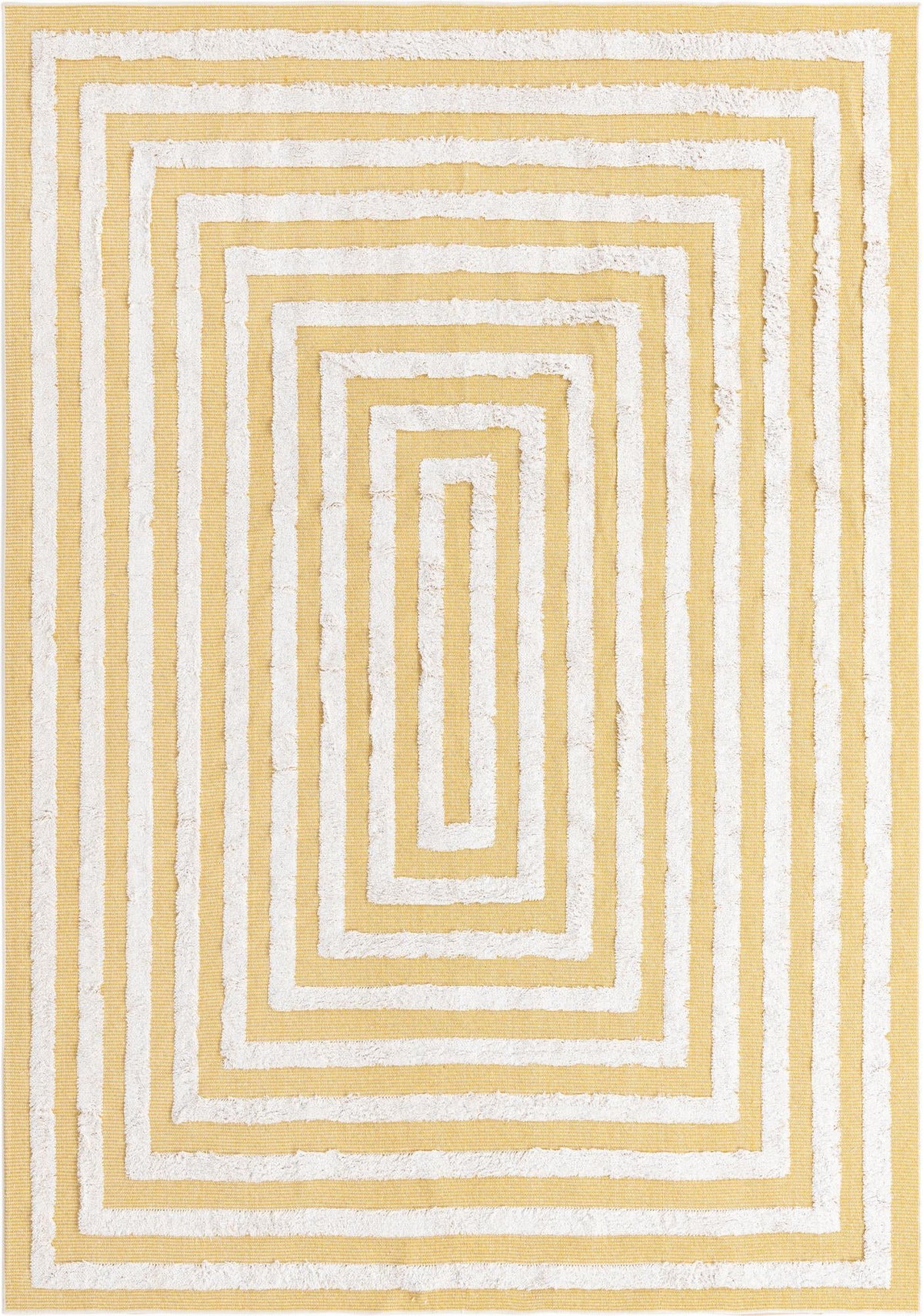 Marbella Meadows Collection Area Rug -  Costa Rectangle Yellow  lifestyle 2