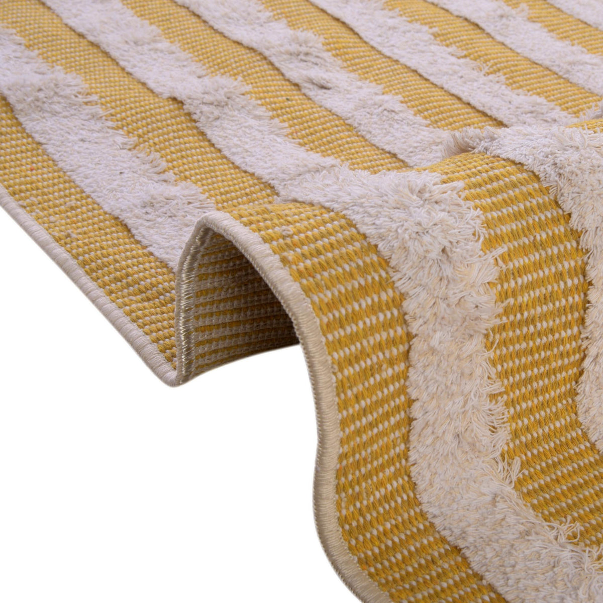 Marbella Meadows Collection Area Rug -  Costa Rectangle Yellow  lifestyle 33
