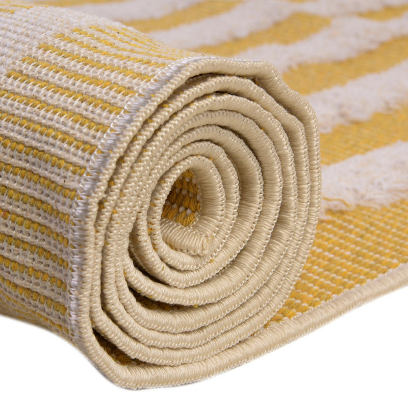 Marbella Meadows Collection Area Rug -  Costa Rectangle Yellow  lifestyle 39