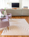 Marbella Meadows Collection Area Rug -  Costa Rectangle Pink  lifestyle 22