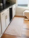 Marbella Meadows Collection Area Rug -  Costa Runner Pink  lifestyle 50