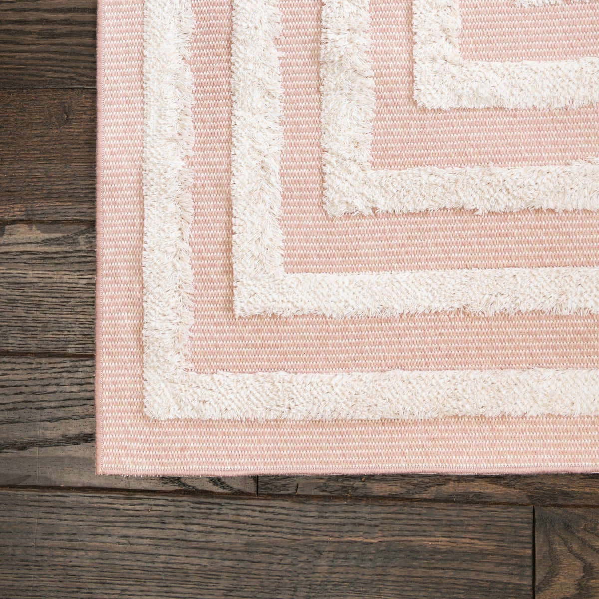Marbella Meadows Collection Area Rug -  Costa Runner Pink  lifestyle 63