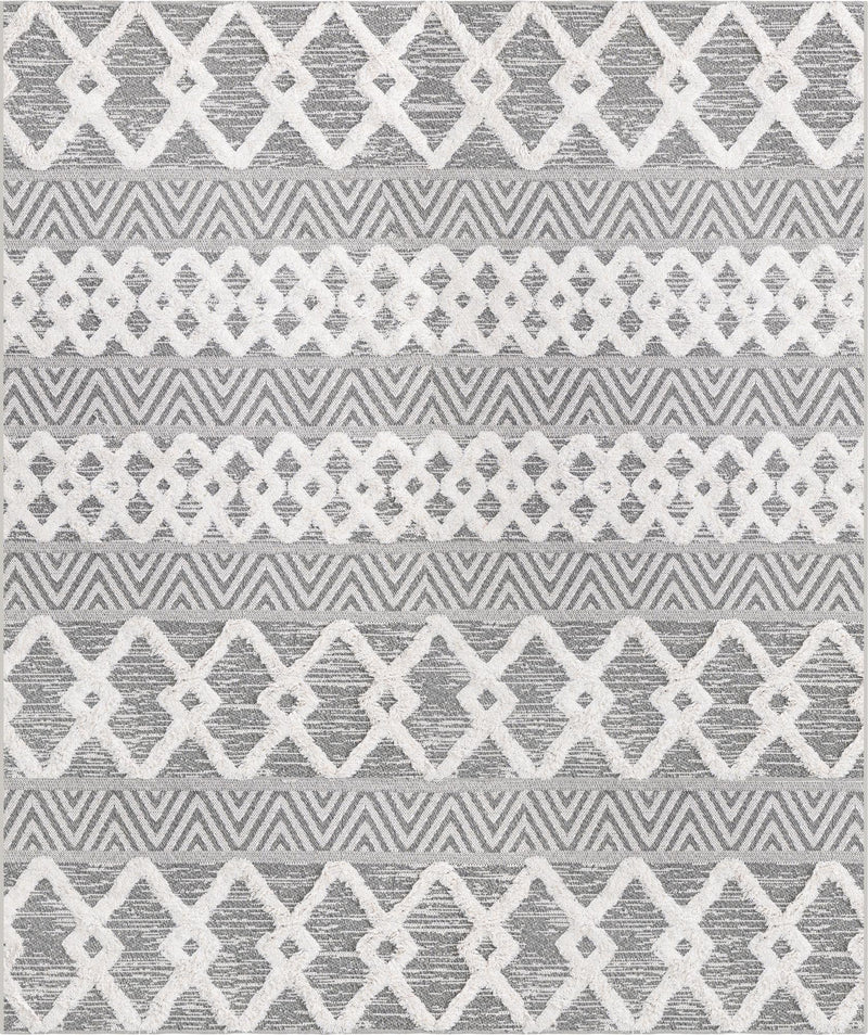 Marbella Meadows Collection Area Rug -  Solana Rectangle Anthracite Gray  lifestyle 4