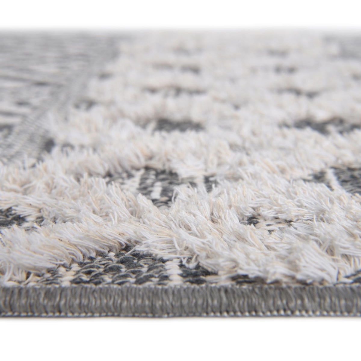 Marbella Meadows Collection Area Rug -  Solana Runner Anthracite Gray  lifestyle 40