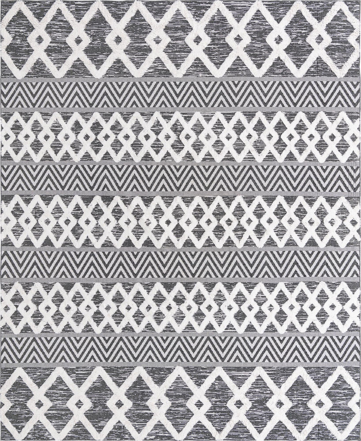 Marbella Meadows Collection Area Rug -  Solana Rectangle Black  lifestyle 5