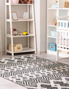 Marbella Meadows Collection Area Rug -  Solana Rectangle Black  lifestyle 16