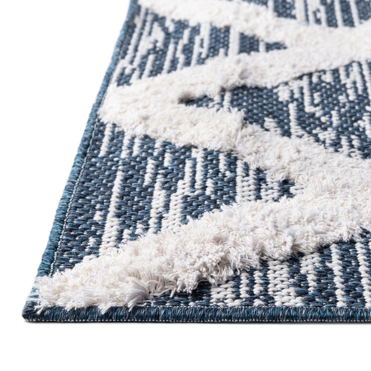 Marbella Meadows Collection Area Rug -  Solana Rectangle Navy Blue  lifestyle 18