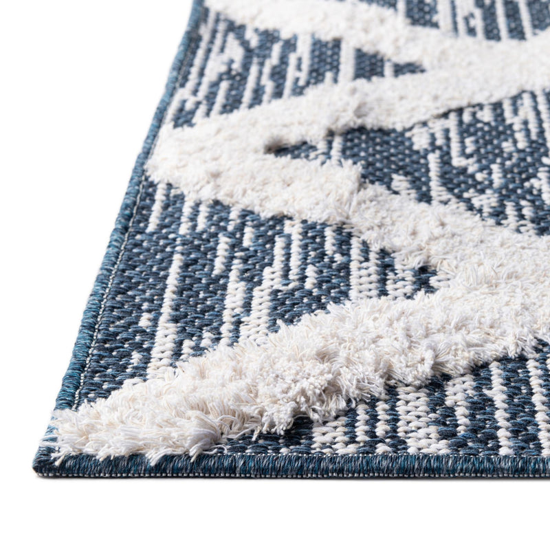 Marbella Meadows Collection Area Rug -  Solana Rectangle Navy Blue  lifestyle 18