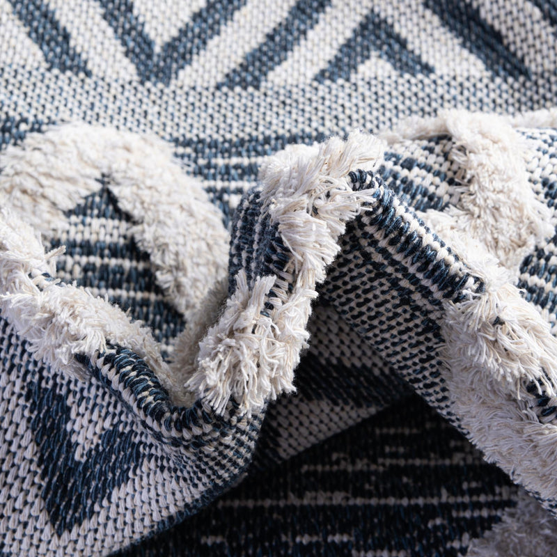 Marbella Meadows Collection Area Rug -  Solana Rectangle Navy Blue  lifestyle 21