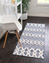 Marbella Meadows Collection Area Rug -  Solana Runner Navy Blue  lifestyle 59